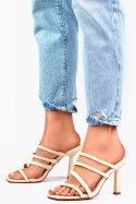 Sandał Klapki Model 4772BE Beige - PRIMO PRIMO