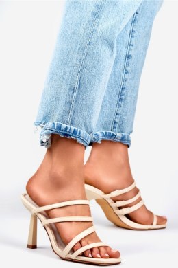 Sandał Klapki Model 4772BE Beige - PRIMO PRIMO