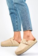 Sandał Klapki Model DM802BE Beige - PRIMO PRIMO