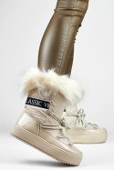 Śniegowce Model 5705-4BE Beige - PRIMO PRIMO