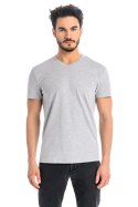 T-shirt Męski Model Dany V 1503 Grey - Teyli Teyli
