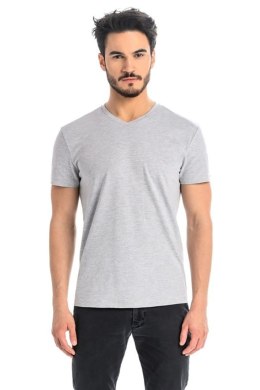 T-shirt Męski Model Dany V 1503 Grey - Teyli Teyli