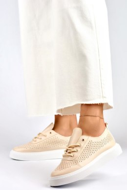 Trampki Model 777-1BE Beige - PRIMO PRIMO