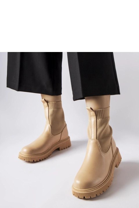 Beżowe botki eko-zamsz Big Star MM274542 - Solea Solea Beżowe botki eko-zamsz Big Star MM274542 - Solea Solea