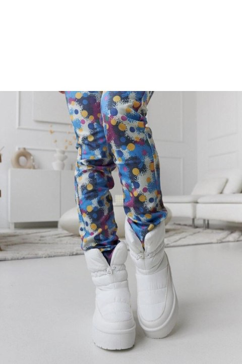 Białe ocieplane śniegowce na platformie Polk - Solea Solea