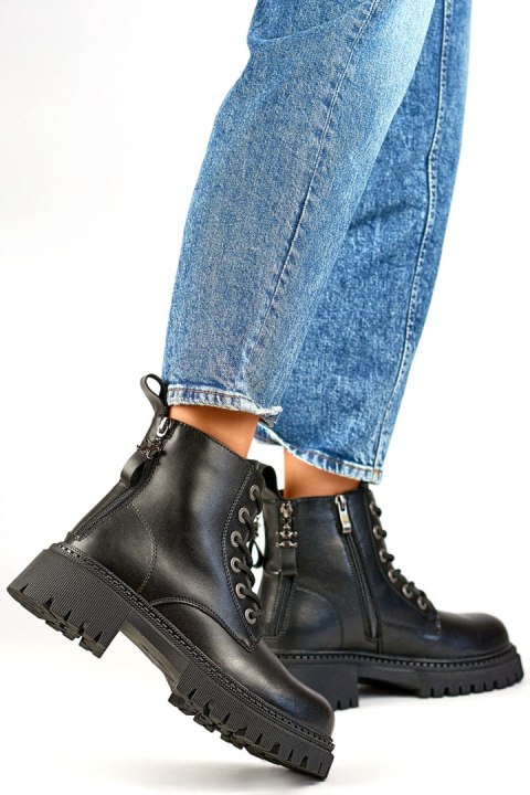Botki Model GD-TL57B Black - PRIMO PRIMO Botki Model GD-TL57B Black - PRIMO PRIMO