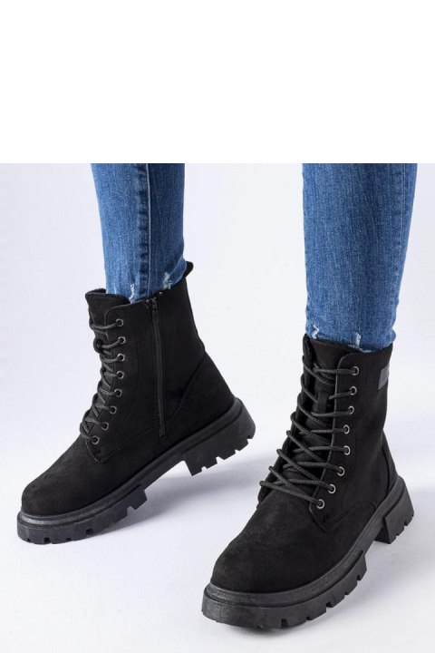 Czarne botki ocieplane eko-zamsz Mestervi - Solea Solea Czarne botki ocieplane eko-zamsz Mestervi - Solea Solea