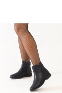 Czarne klasyczne botki z eko-skóry Pereia - Solea Solea