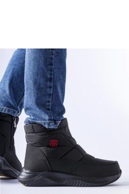 Czarne krótkie ocieplane śniegowce Chesnut - Solea Solea