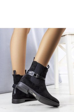 Czarne ocieplane klasyczne botki Odila - Solea Solea