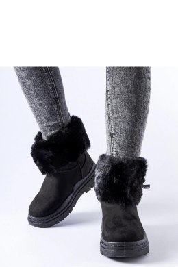 Czarne ocieplane śniegowce z suwakiem Vilpian - Solea Solea