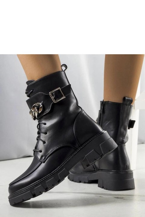 Czarne ocieplane traperki Timur - Solea Solea