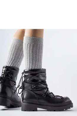 Czarne śniegowce ze ściągaczem Eagleville - Solea Solea