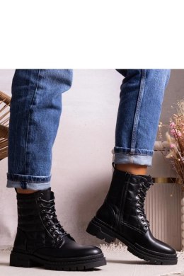 Czarne traperki Tellin - Solea Solea