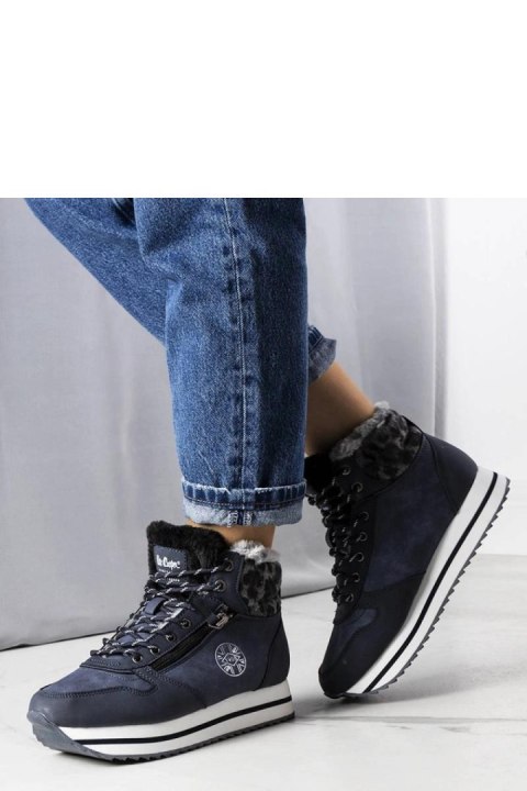Granatowe botki LCJ-22-31-1450L Lee Cooper - Solea Solea