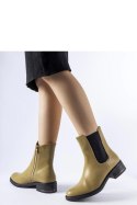 Oliwkowe ocieplane klasyczne botki Bagnoro - Solea Solea Oliwkowe ocieplane klasyczne botki Bagnoro - Solea Solea