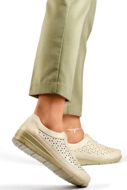 Półbuty Model 8615-4BE Beige - PRIMO PRIMO