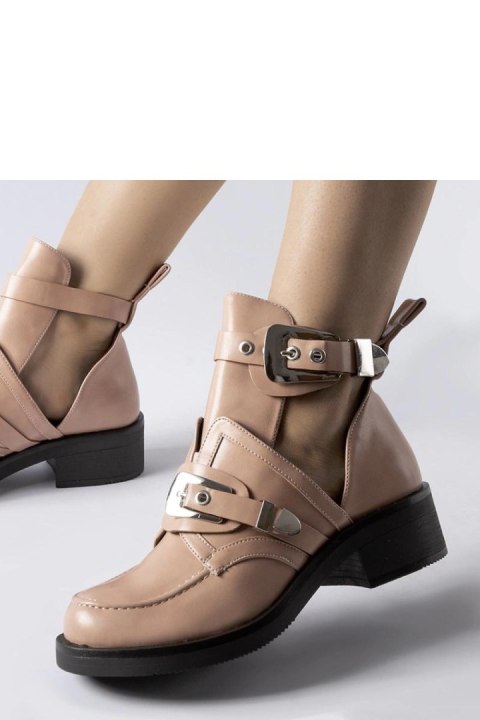 Różowe botki z wycięciami Sperone - Solea Solea