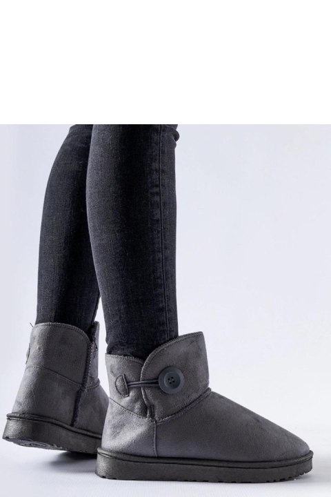 Szare krótkie ocieplane śniegowce Snyder - Solea Solea