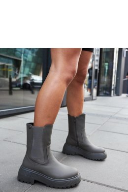 Zielone ocieplane botki na platformie Rinaldo - Solea Solea