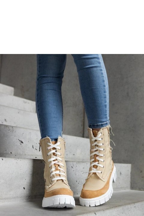 Beżowe ocieplane trapery Crispiero - Solea Solea