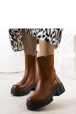 Brązowe botki damskie Zulan - Solea Solea