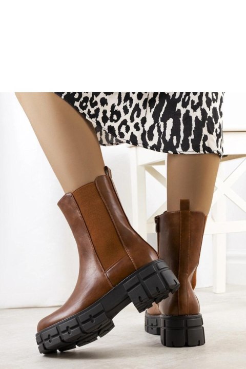 Brązowe botki damskie Zulan - Solea Solea