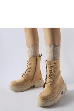 Brązowe trapery na masywnej podeszwie Riel - Solea Solea