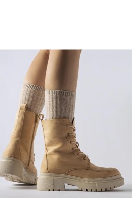 Brązowe trapery na masywnej podeszwie Riel - Solea Solea