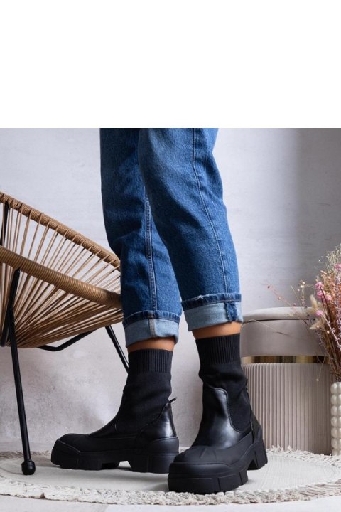 Czarne botki damskie Conta - Solea Solea