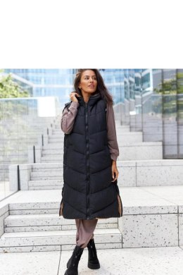 Czarne botki damskie ocieplane na zamek z grubą podeszwą wykonane z eko-zamsz Azzurra - Solea Solea