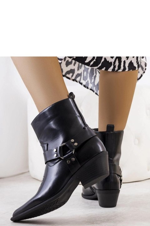 Czarne botki typu kowbojki Marlia - Solea Solea