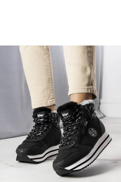 Czarne ocieplane botki LCJ-22-31-1448L Lee Cooper - Solea Solea