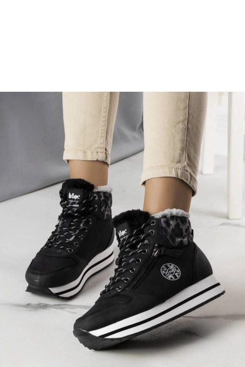Czarne ocieplane botki LCJ-22-31-1448L Lee Cooper - Solea Solea