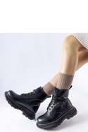 Czarne workery na masywnej podeszwie Borsano - Solea Solea