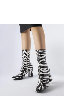 Imitacja zebry botki na słupku Upland - Solea Solea