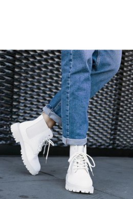 Jasnobeżowe botki trapery ocieplane Brayna - Solea Solea