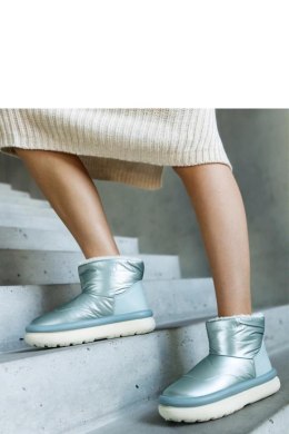 Jasnozielone ciepłe śniegowce na platformie Cores - Solea Solea