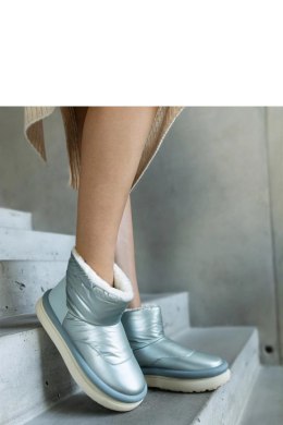 Jasnozielone ciepłe śniegowce na platformie Cores - Solea Solea