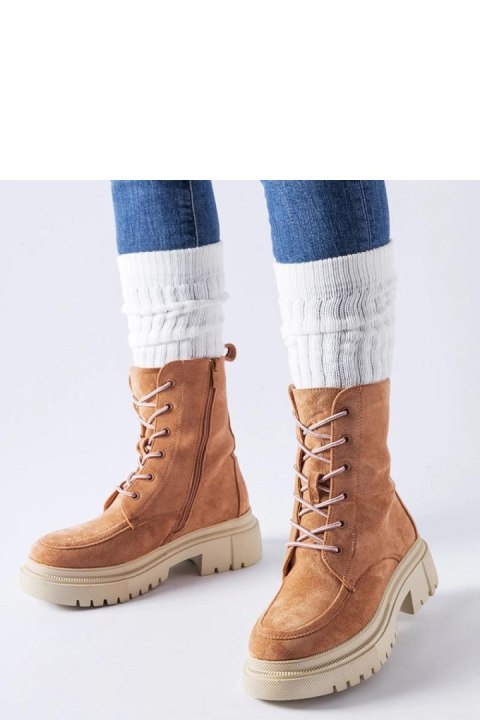 Różowe trapery na masywnej podeszwie Riel - Solea Solea