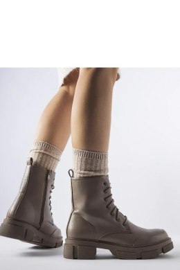 Szaro-brązowe ocieplane workery Cunningham - Solea Solea