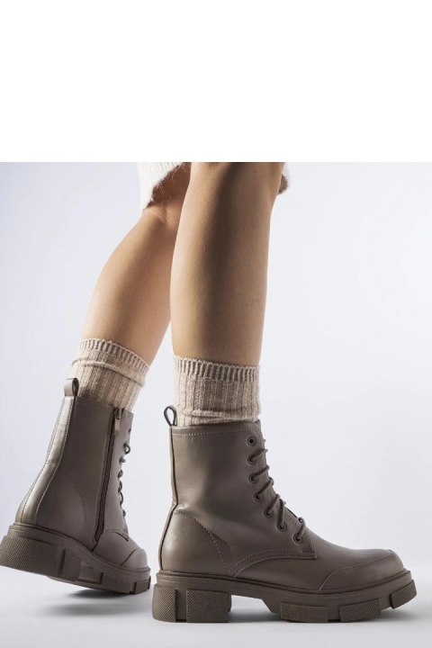 Szaro-brązowe ocieplane workery Cunningham - Solea Solea Szaro-brązowe ocieplane workery Cunningham - Solea Solea