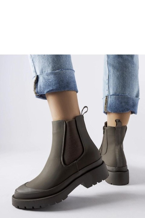 Zielone botki damskie Detis - Solea Solea