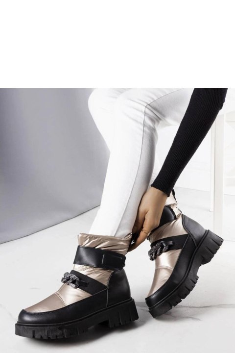 Złote śniegowce z łańcuchem Ephraim - Solea Solea