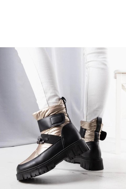 Złote śniegowce z łańcuchem Ephraim - Solea Solea