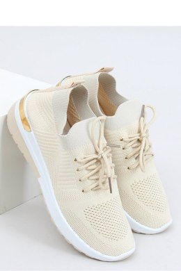 BUTY SPORTOWE SKARPETKOWE BEŻOWE G-363 BEIGE - Inello Inello