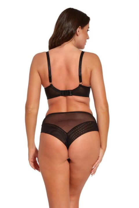 Biustonosz Soft Model Flora 1255 Black - Gaia Gaia Biustonosz Soft Model Flora 1255 Black - Gaia Gaia