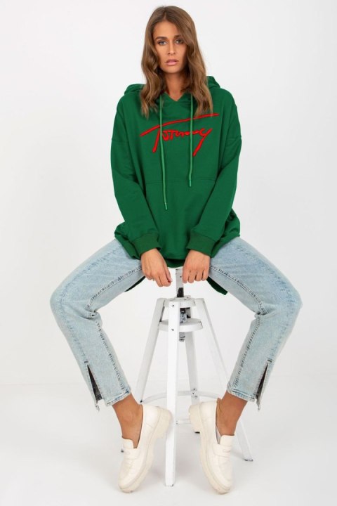 Bluza Damska Model VI-BL-335.25X Dark Green - Factory Price Factory Price Bluza Damska Model VI-BL-335.25X Dark Green - Factory Price Factory Price