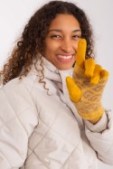 Rękawiczki Model AT-RK-2310.88 Dark Yellow - AT AT