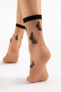 Skarpetki Model Summer 15 Den Nude/Black - Fiore Fiore